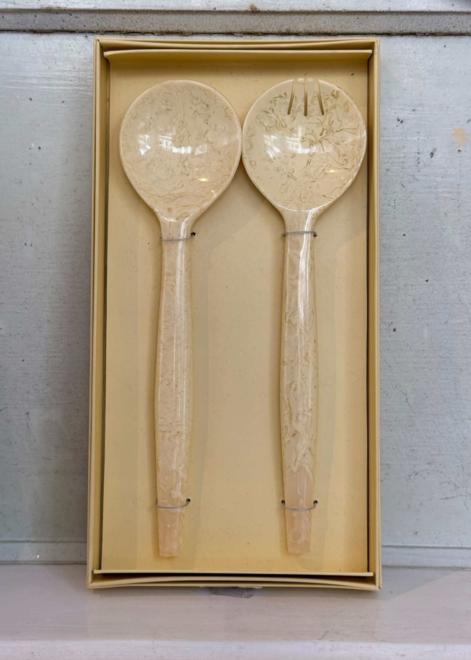 HKliving HKliving Salad Cutlery 'Vanilla'