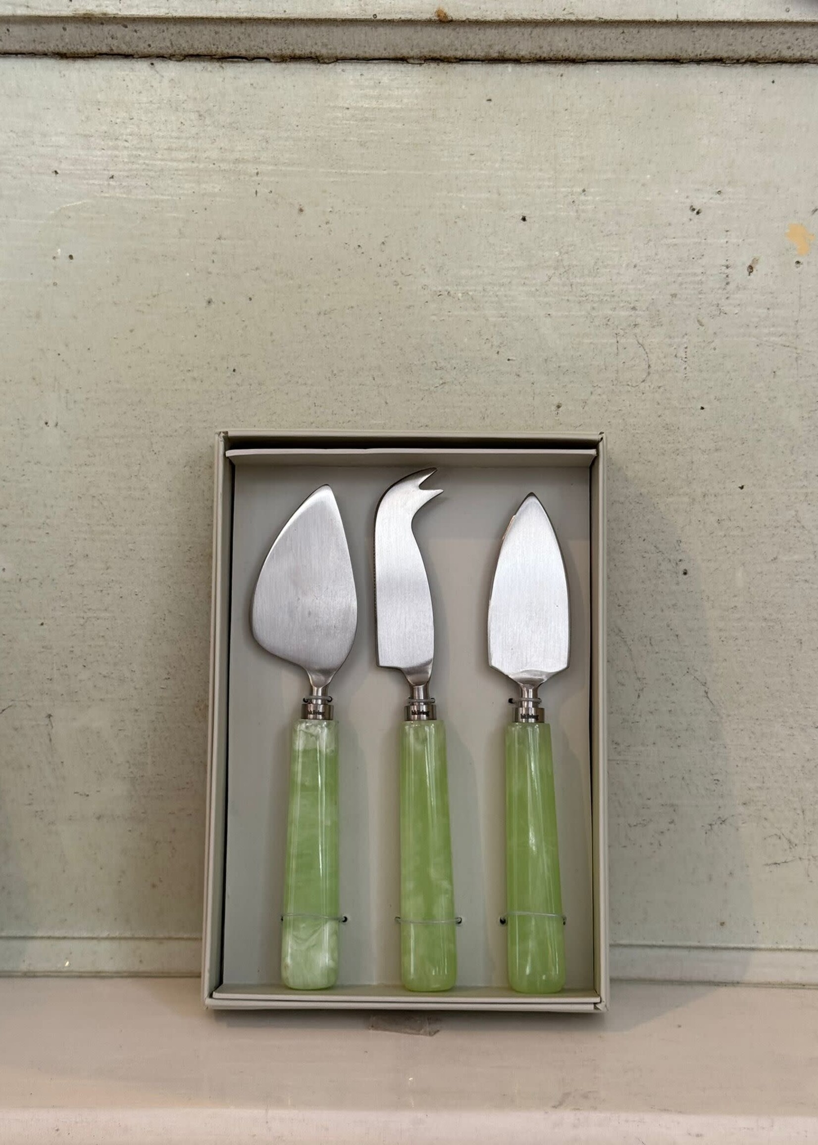 HKliving HKliving Cheese Knives 'Sage'