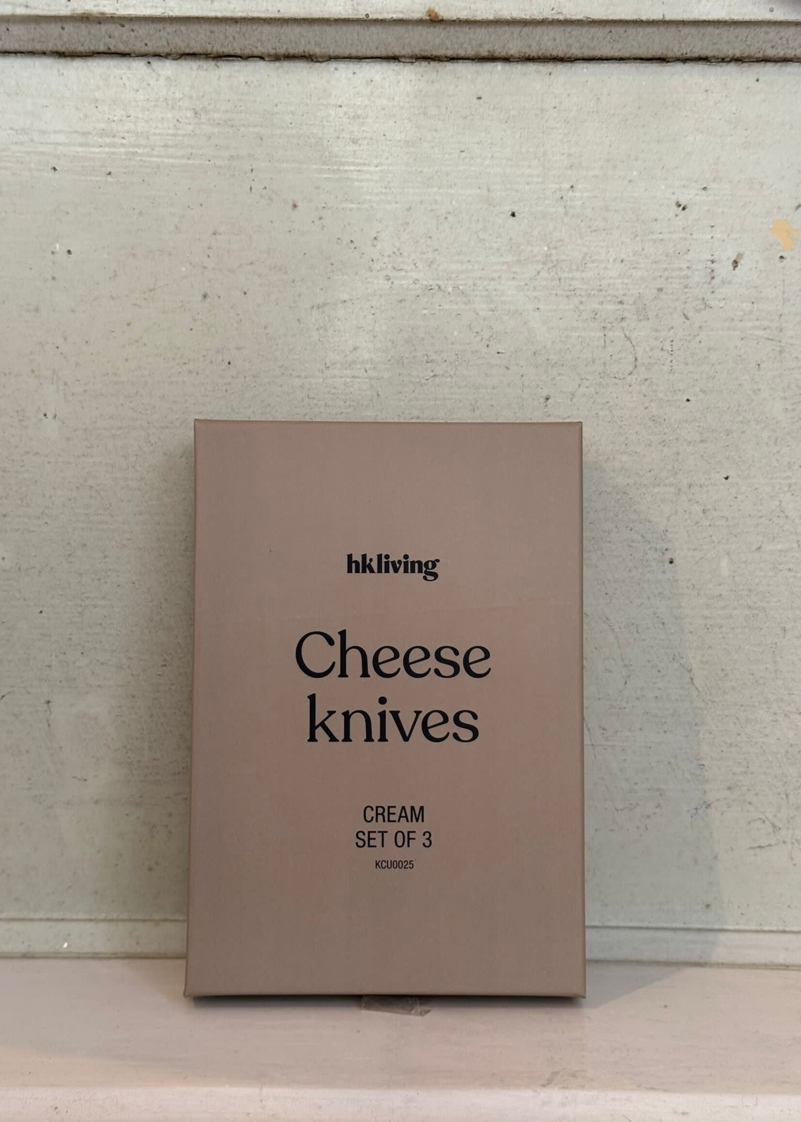 HKliving HKliving Cheese Knives 'Cream'