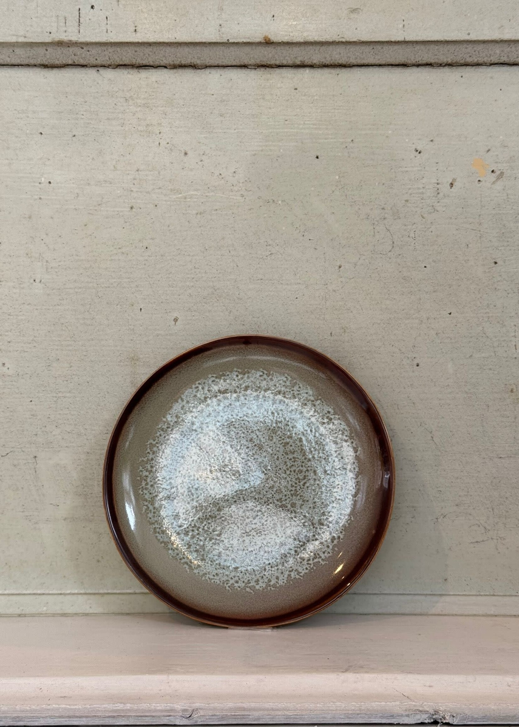 HKliving HKliving Ceramic 70's Dessert Plate 'Contrast'