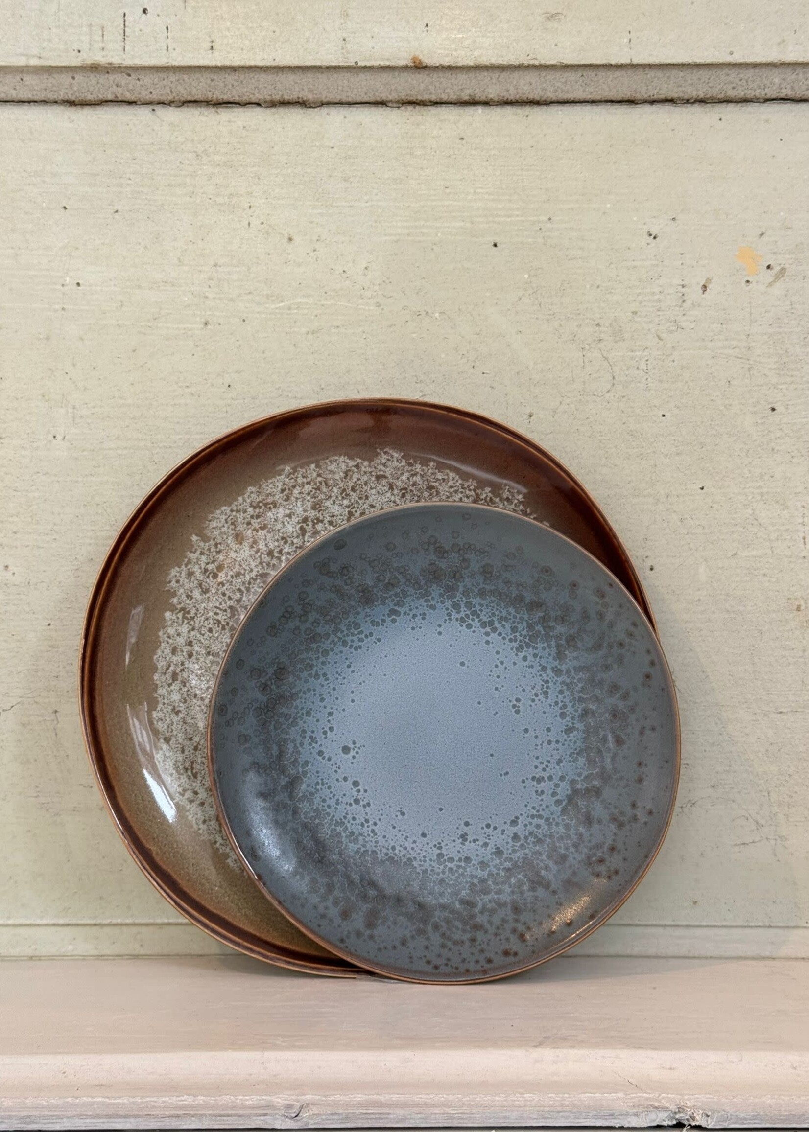 HKliving HKliving Ceramic 70's Dessert Plate 'Mineral'