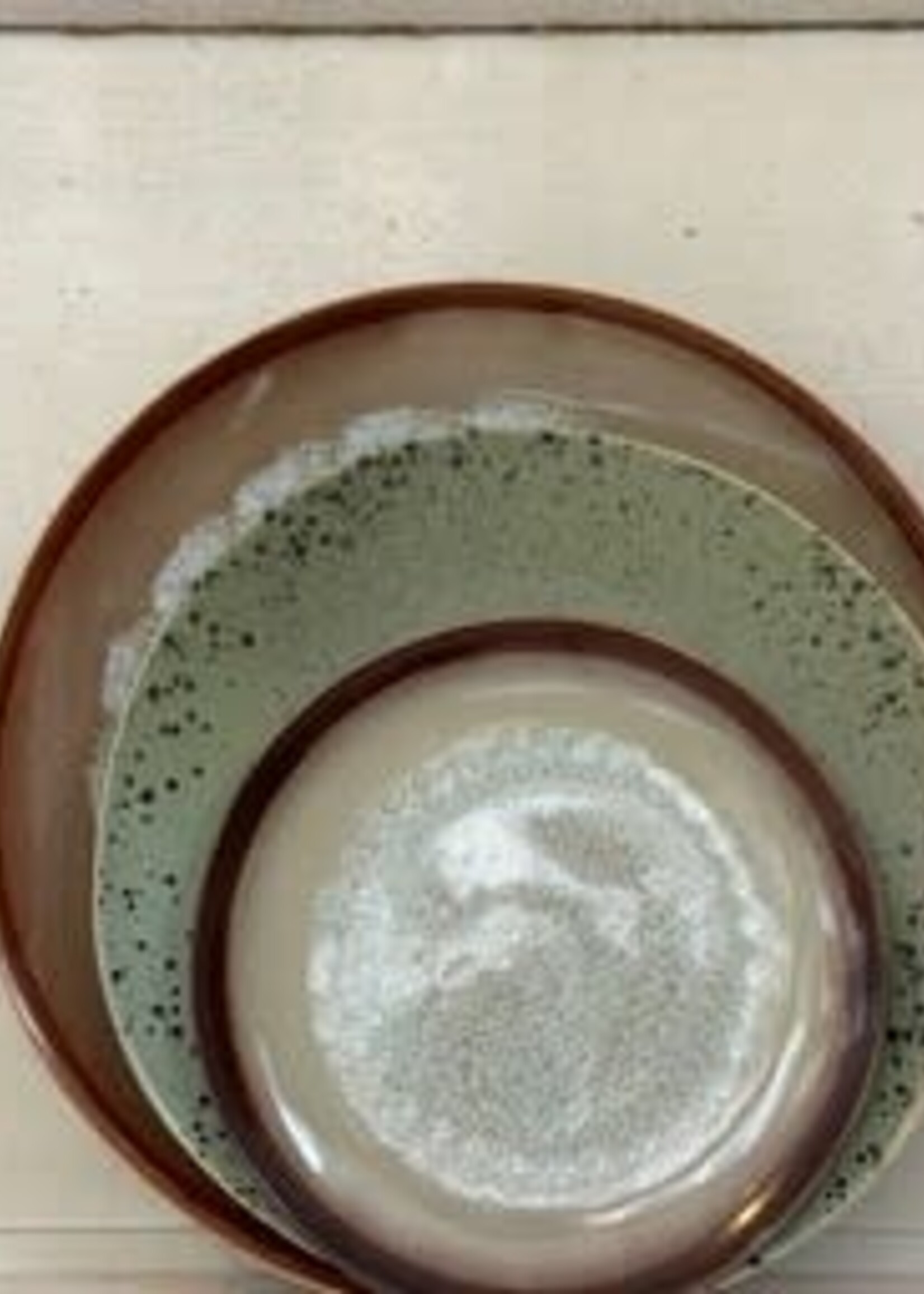 HKliving HKliving Ceramic 70's Dessert Plate 'Mineral'