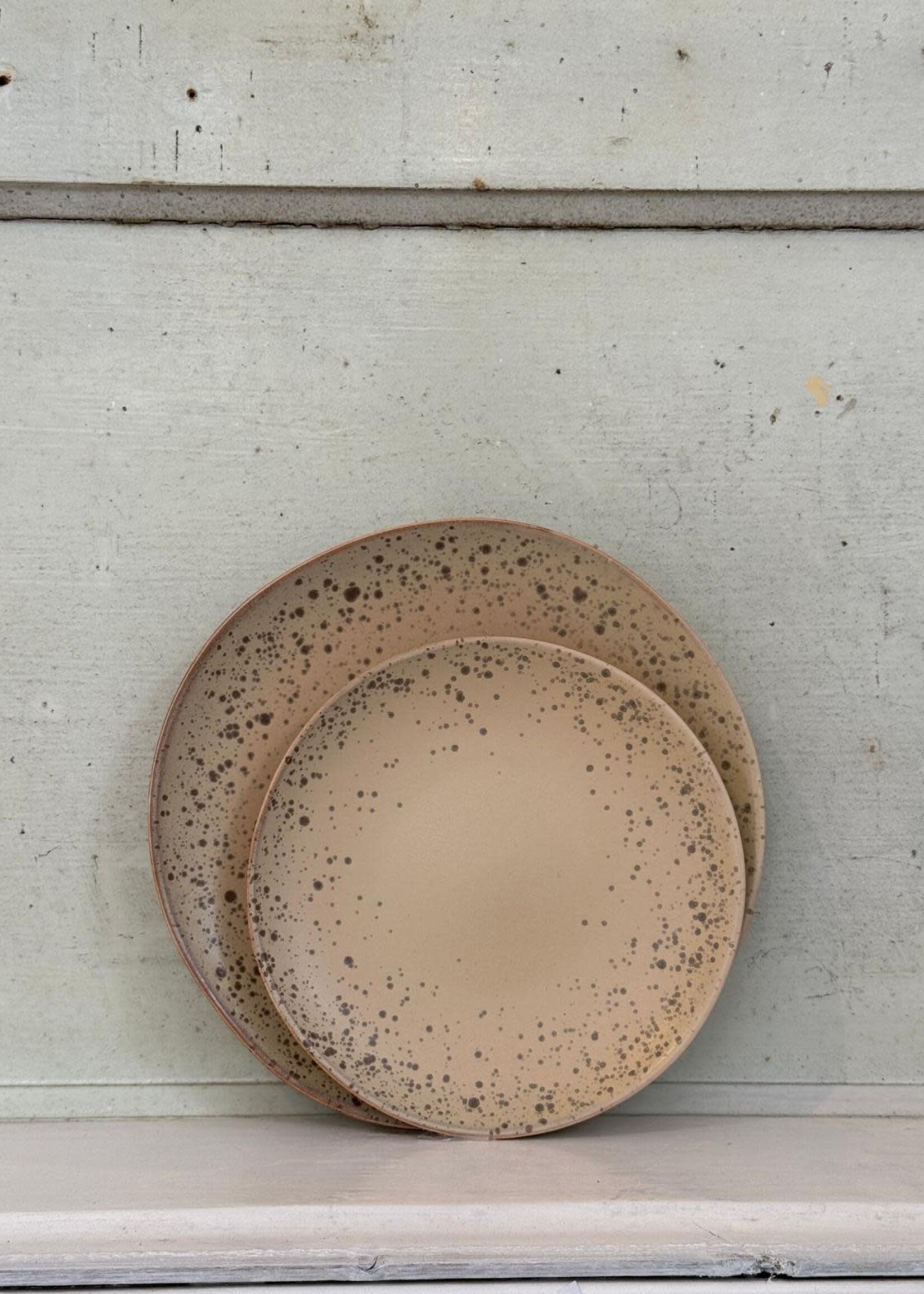 HKliving HKliving Ceramic 70's Side Plate 'Grit'