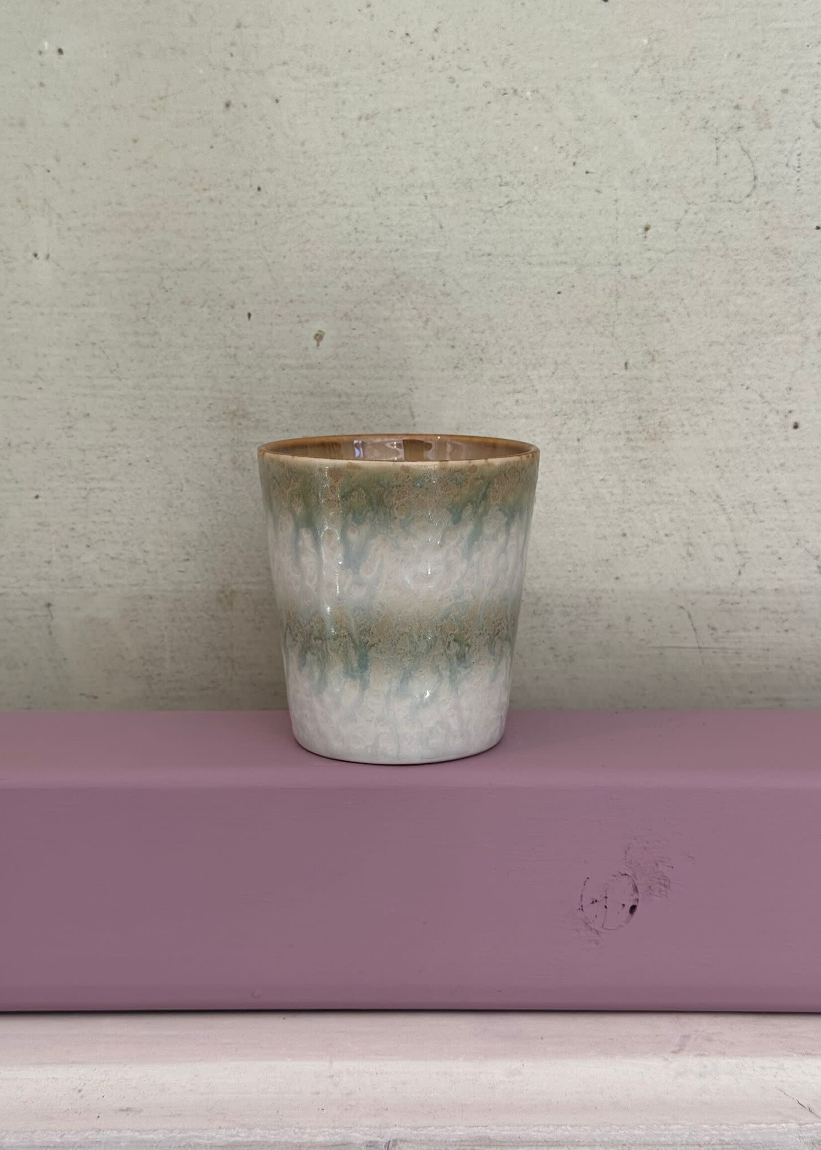 HKliving HKliving Ceramic 70's Coffee Mug 'Petal'