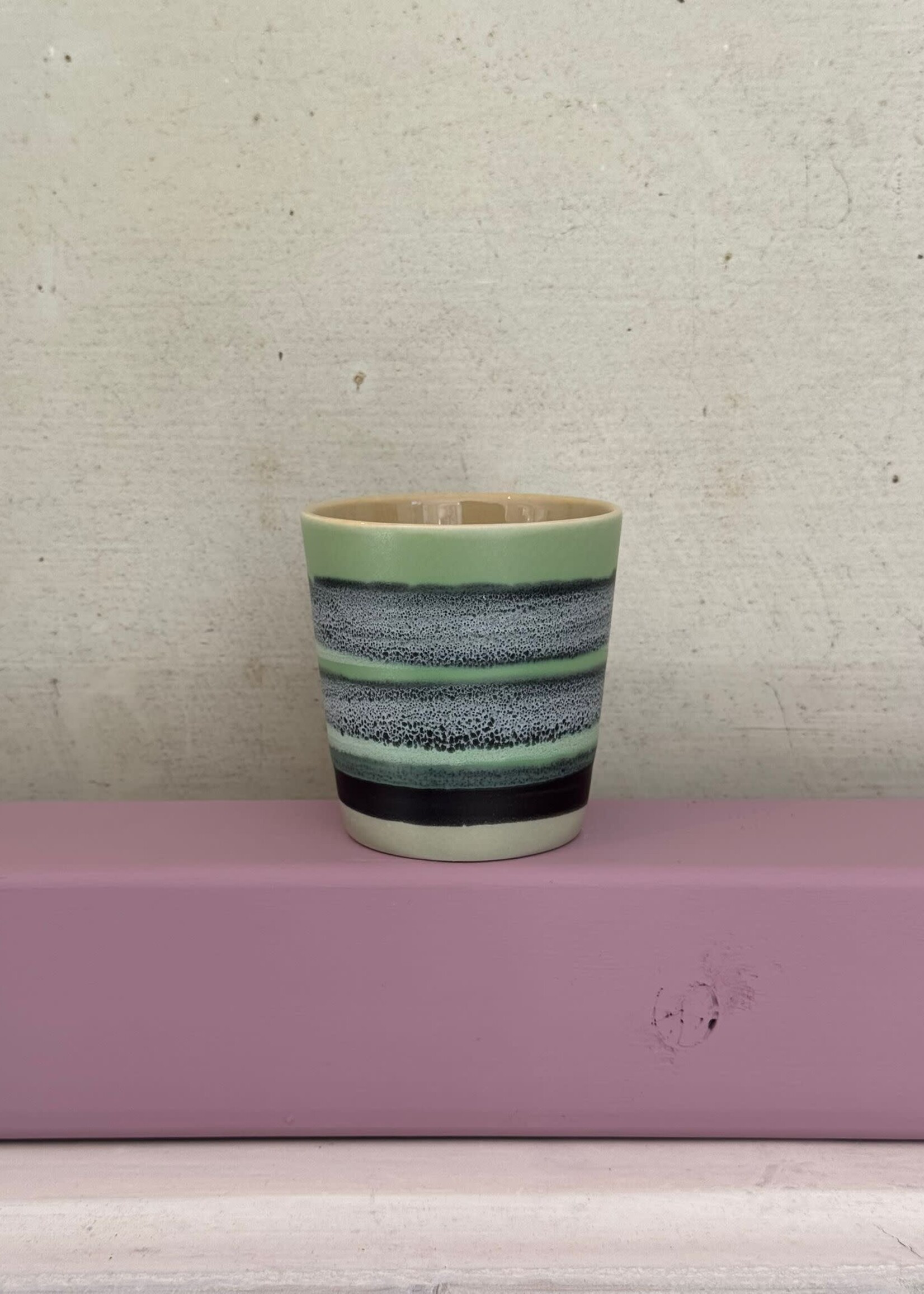 HKliving HKliving Ceramic 70's Coffee Mug 'River'