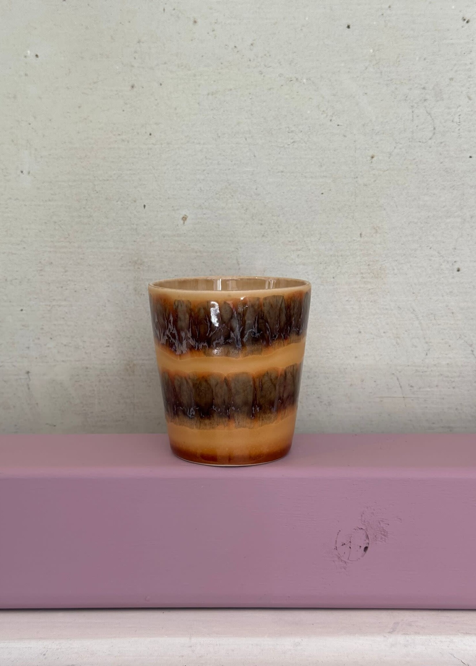 HKliving HKliving Ceramic 70's Coffee Mug 'Cliffs'