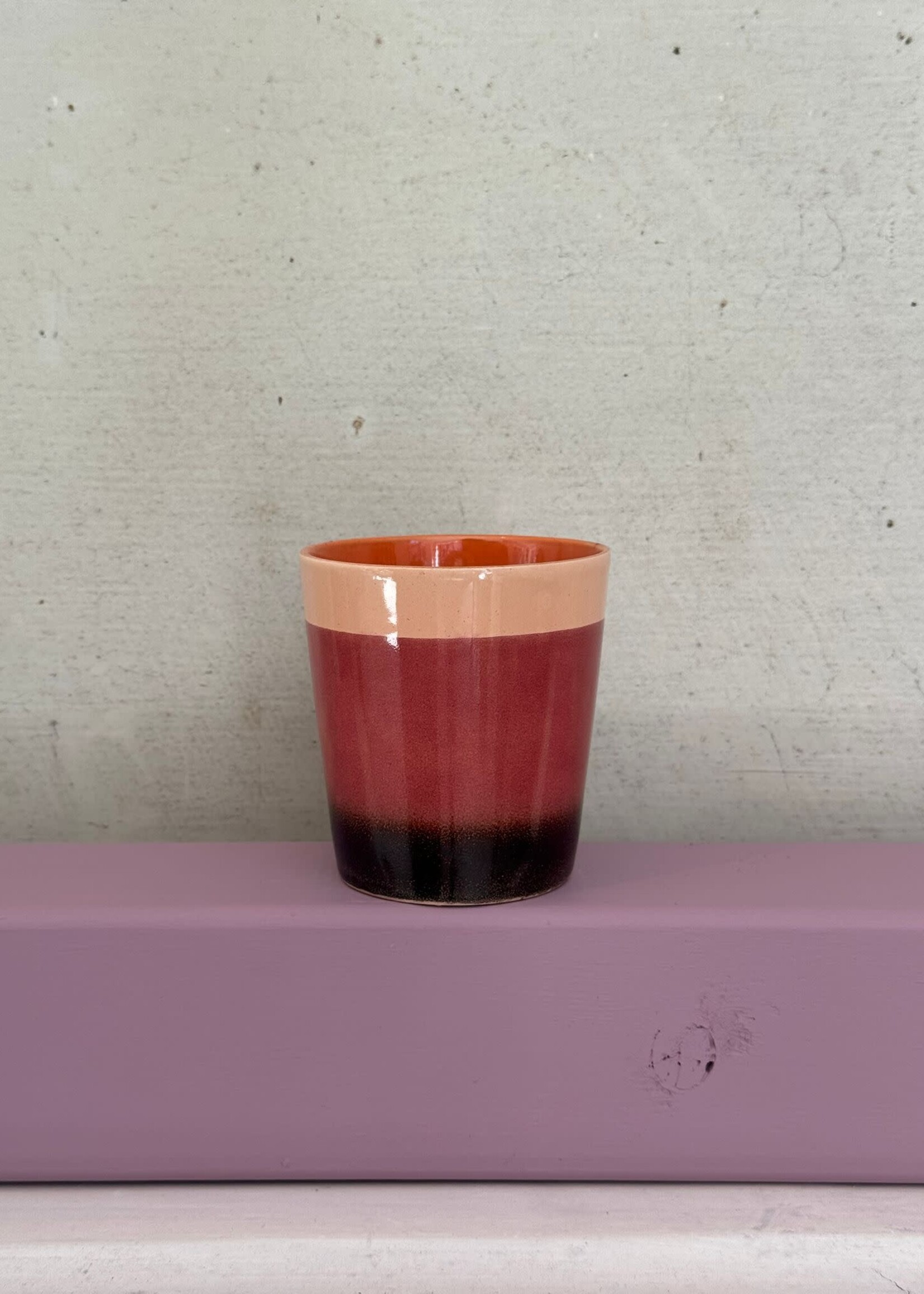 HKliving HKliving Ceramic 70's Coffee Mug 'Rise'