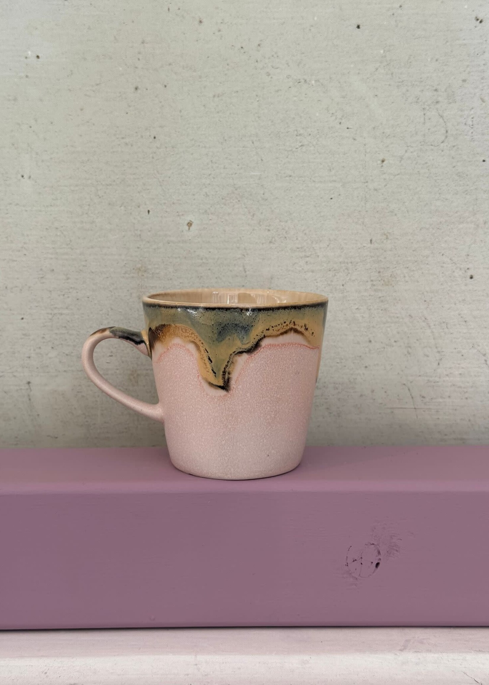 HKliving HKliving Ceramic 70's Americano Mug 'Blossom'