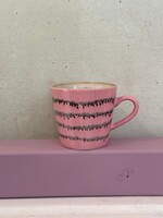 HKliving HKliving Ceramic 70's Cappuccino Mug 'Bubble'