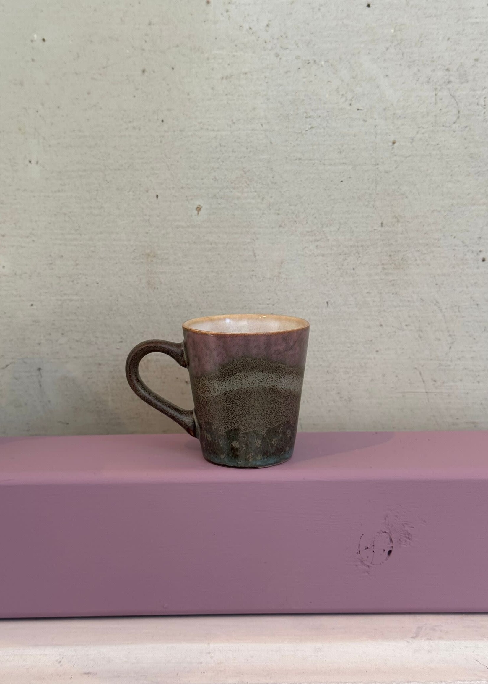 HKliving HKliving Ceramic 70's Espresso Mug 'Torrent'