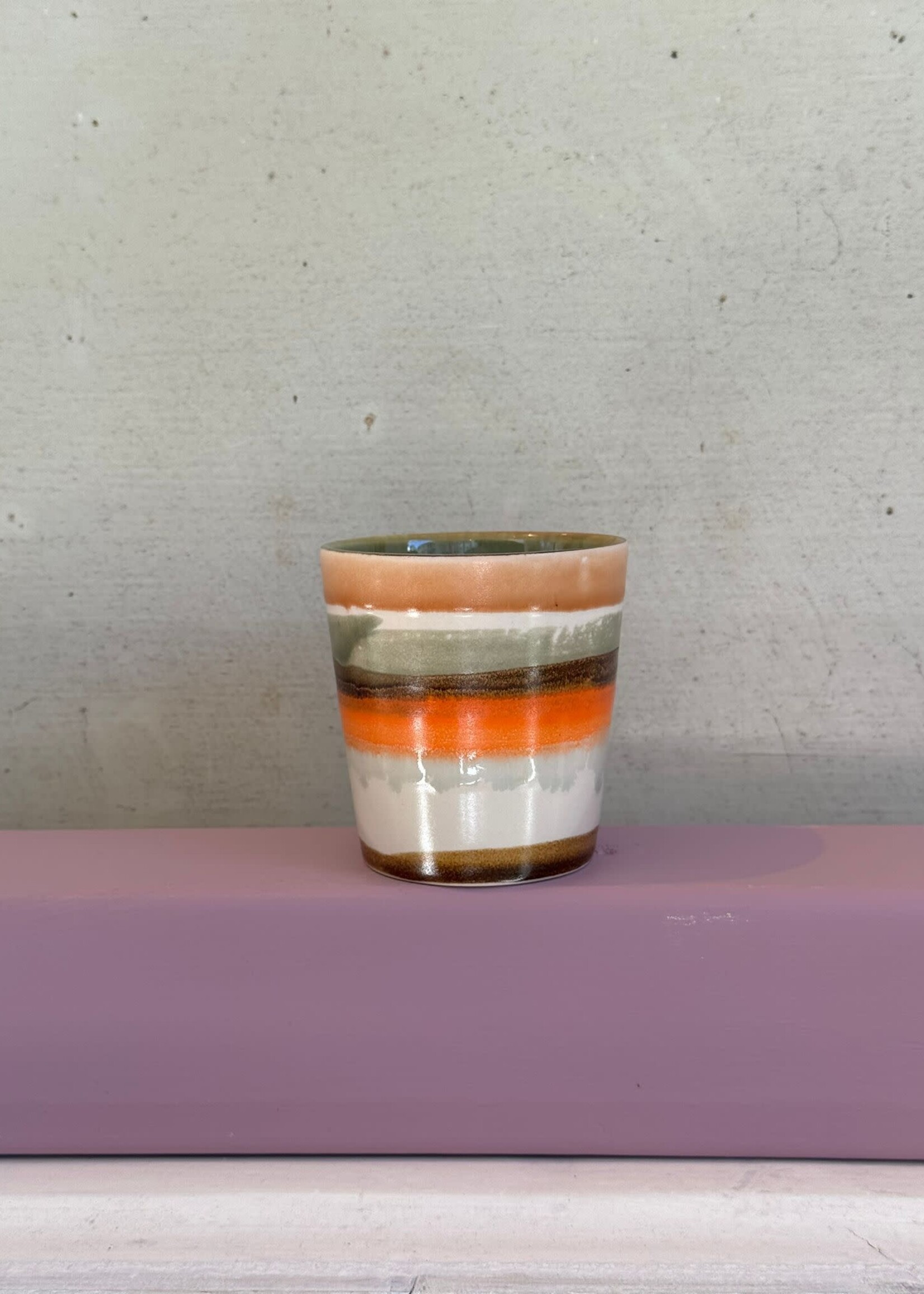 HKliving HKliving Ceramic 70's Coffee Mug 'Burst'