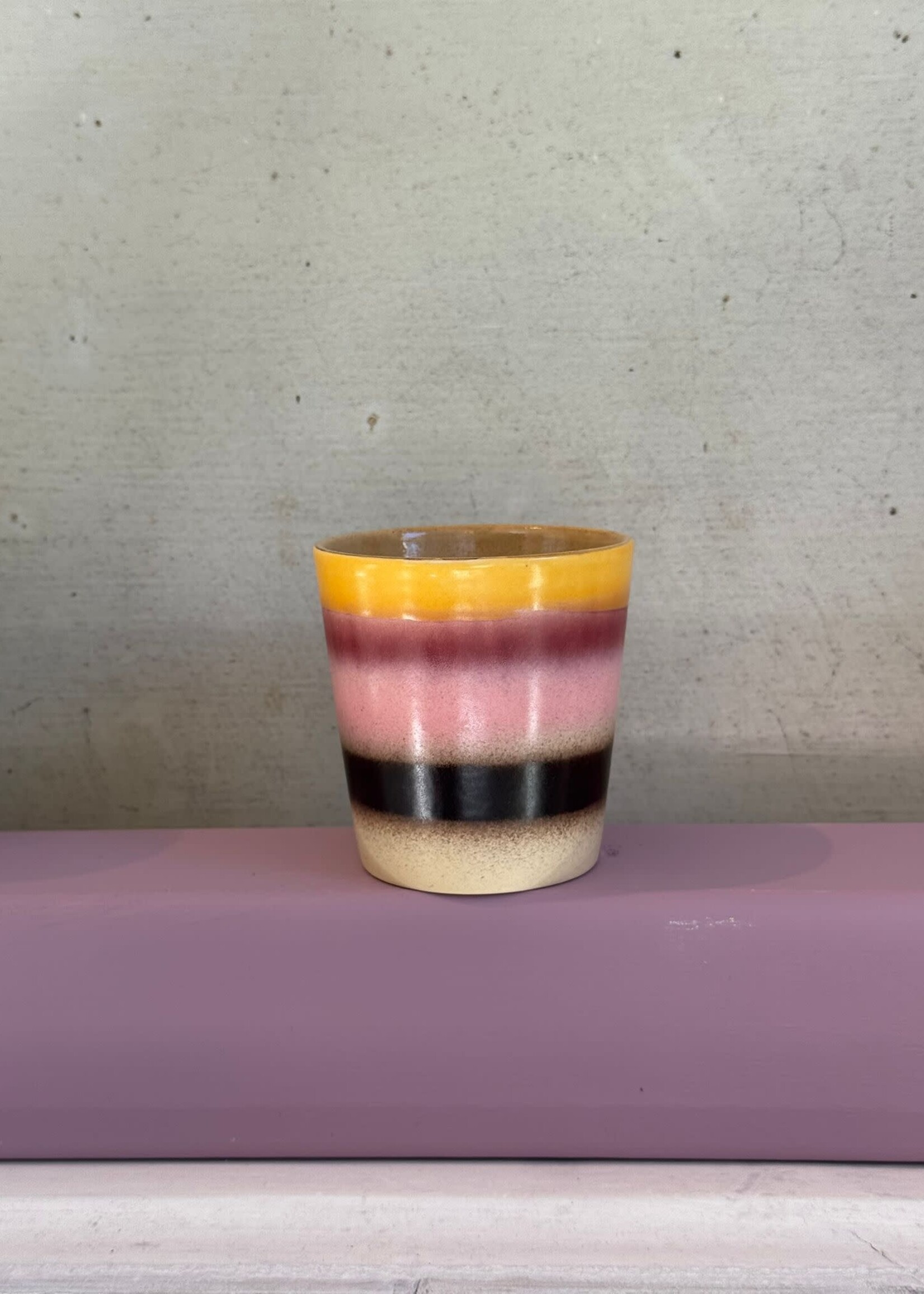 HKliving HKliving Ceramic 70's Coffee Mug 'Sunset'