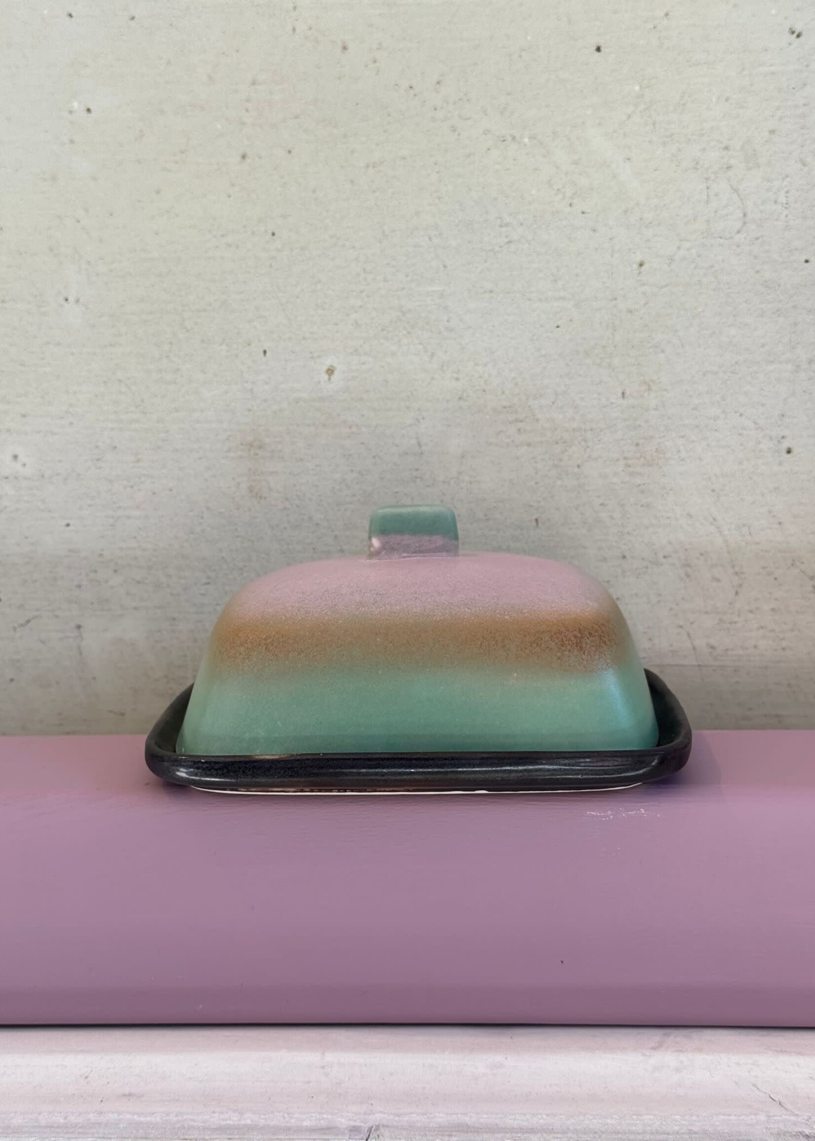 HKliving HKliving Ceramic 70's Butter Dish 'Mercury'