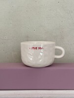 Anna + Nina Anna + Nina 'I Love You' Cappuccino Mug