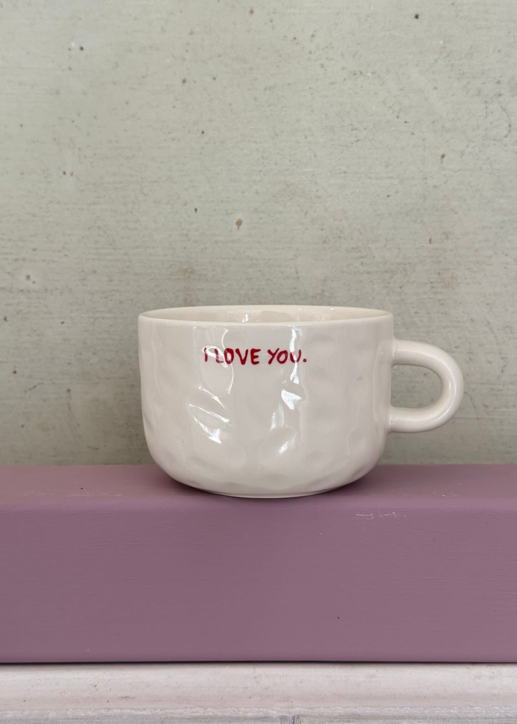 Anna + Nina Anna + Nina 'I Love You' Cappuccino Mug