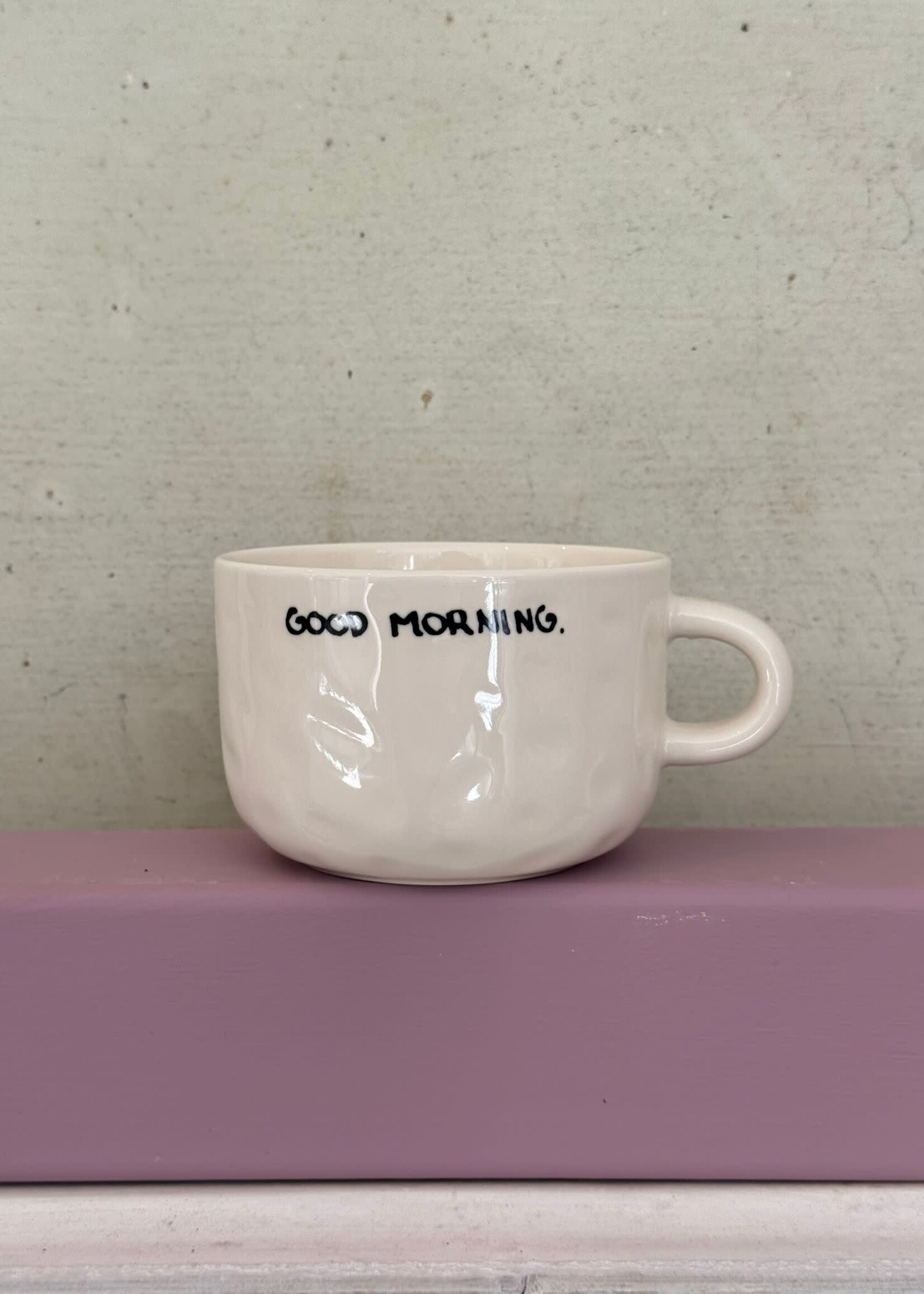 Anna + Nina Anna + Nina Good Morning Cappuccino Mug