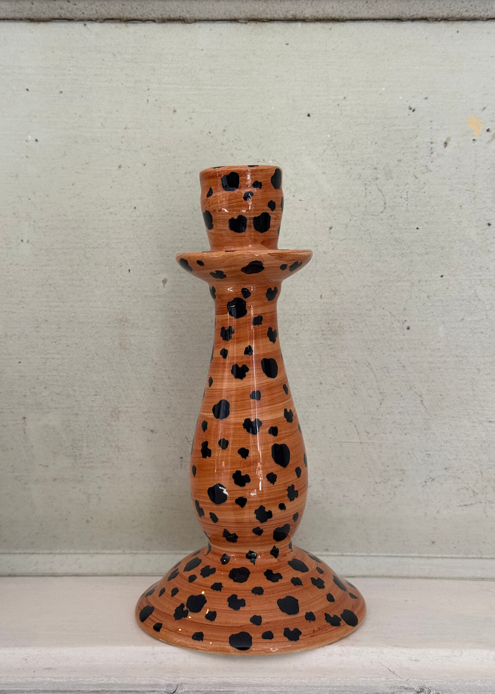 Anna + Nina Anna + Nina Leopard Candle Holder