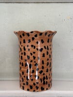 Anna + Nina Anna + Nina Leopard Vase