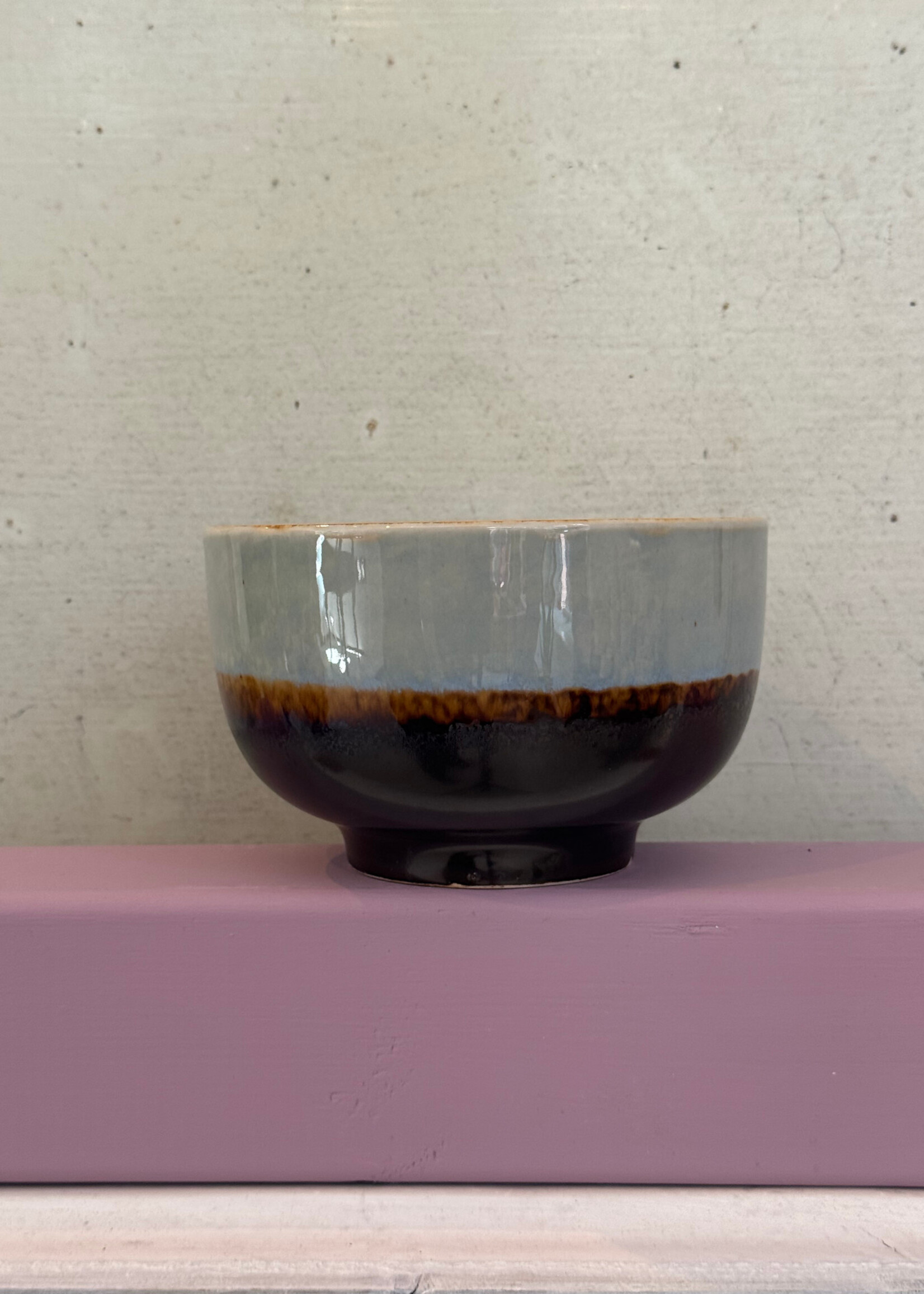 HKliving HKliving Ceramic 70's Noodle Bowl 'Depths'