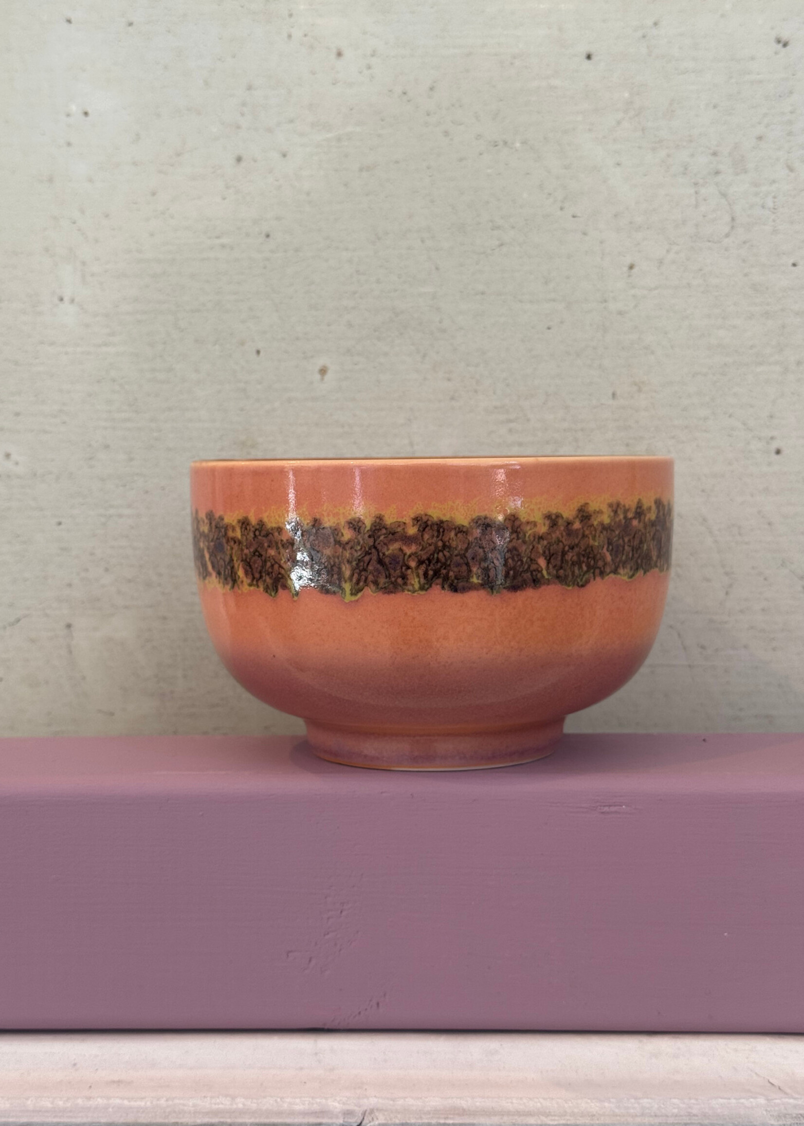 HKliving HKliving Ceramic 70's Noodle Bowl 'Lush'