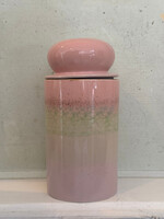 HKliving HKliving Ceramic 70's Storage Jar 'Glaze'