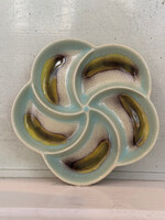 HKliving HKliving Ceramic 70's Snack Tray 'Glint'