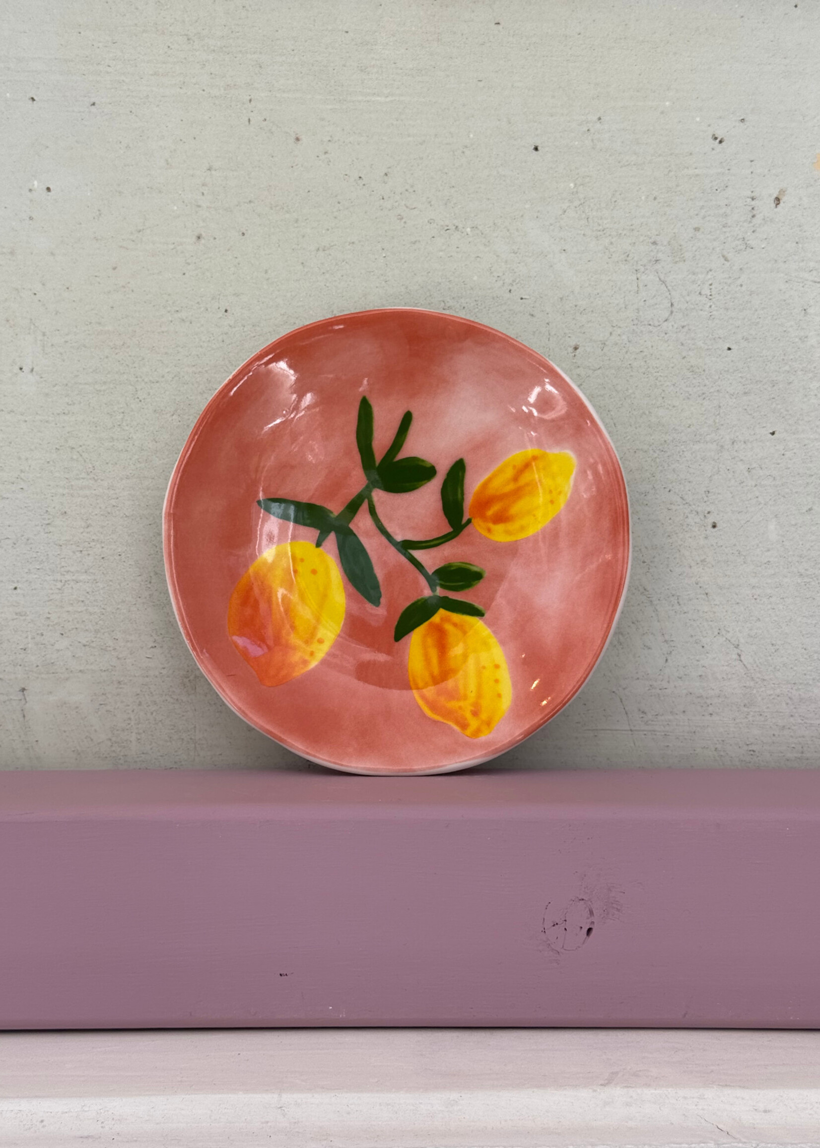 &Klevering &Klevering Plate Lemon 'Pink'