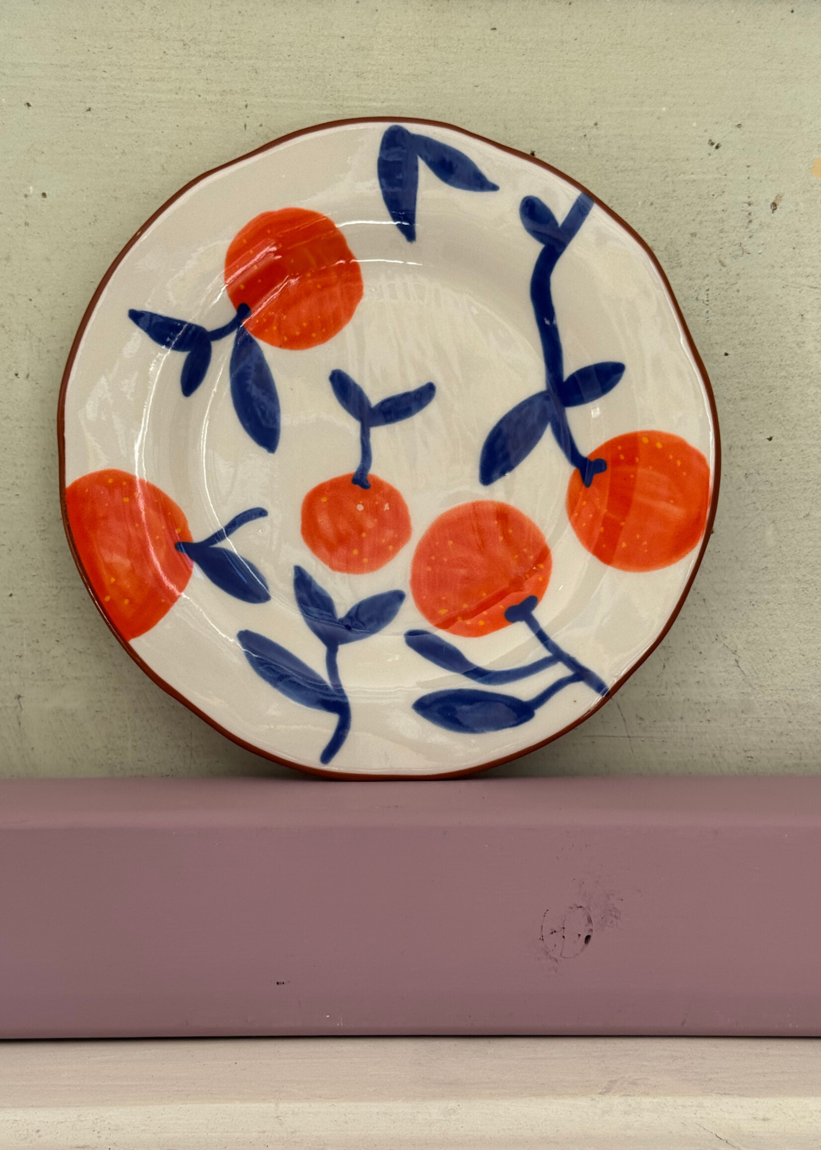 &Klevering &Klevering Plate Orange Twig 'Blue'