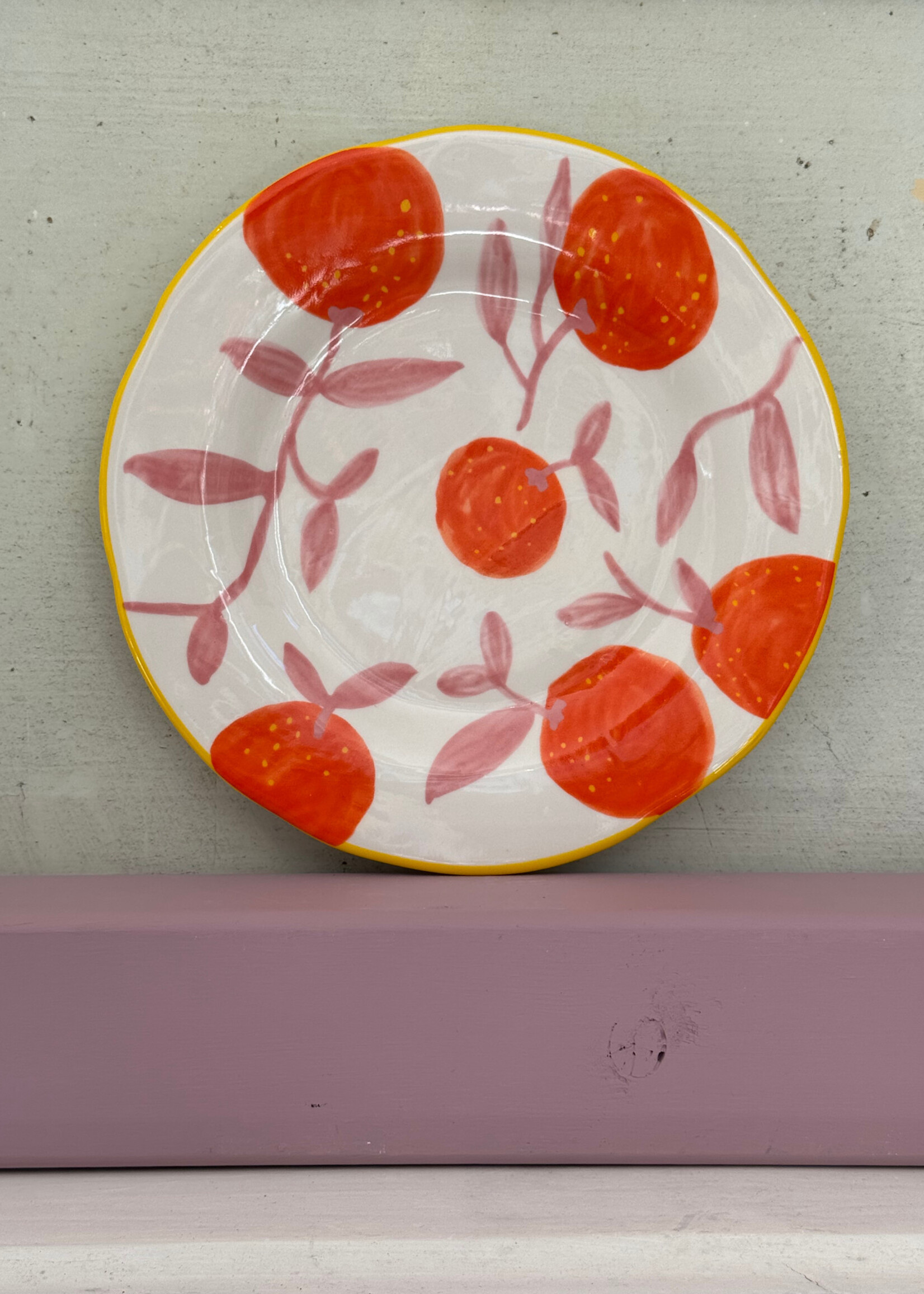 &Klevering &Klevering Plate Orange Twig 'Pink'