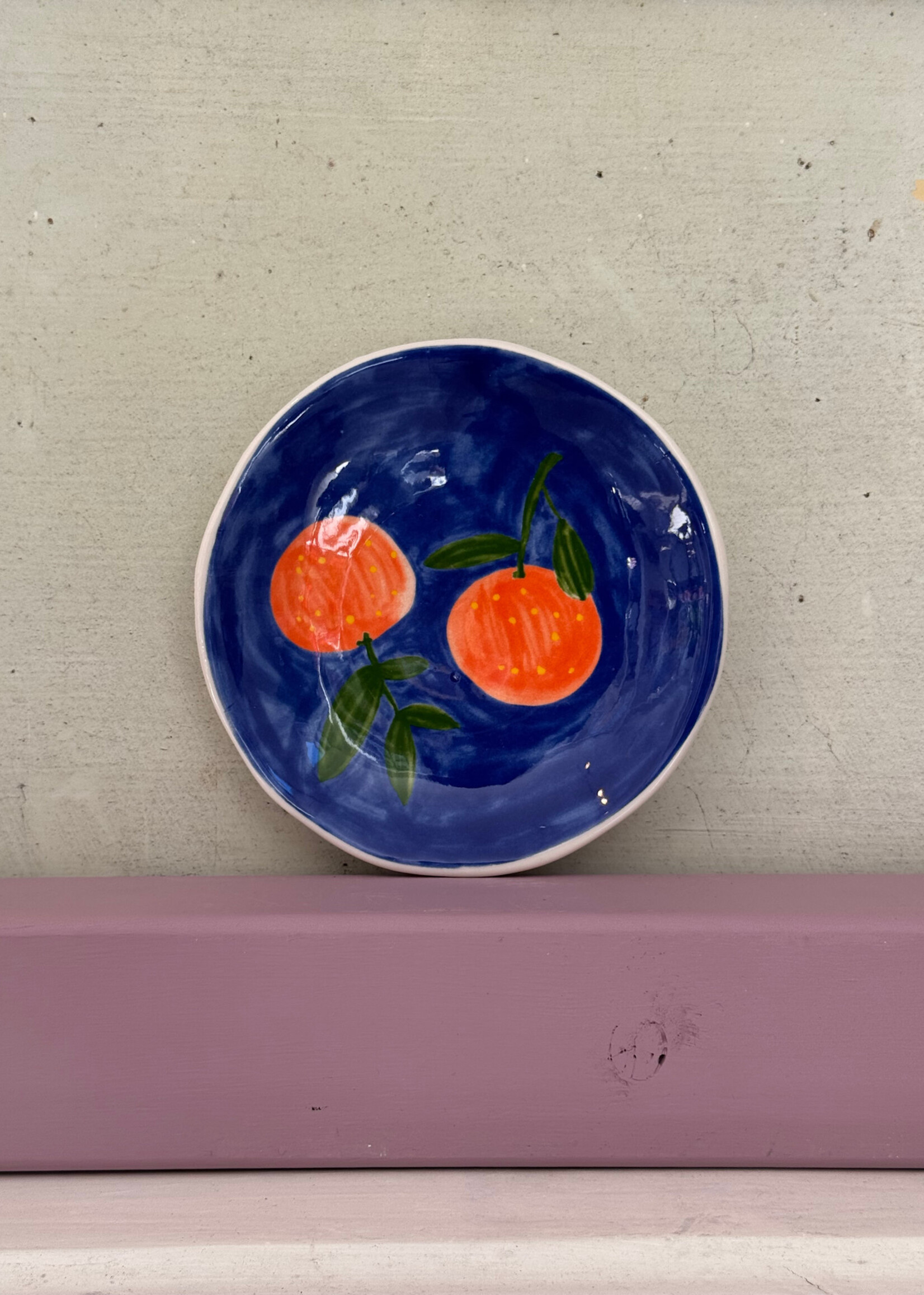 &Klevering &Klevering Plate Orange 'Blue'