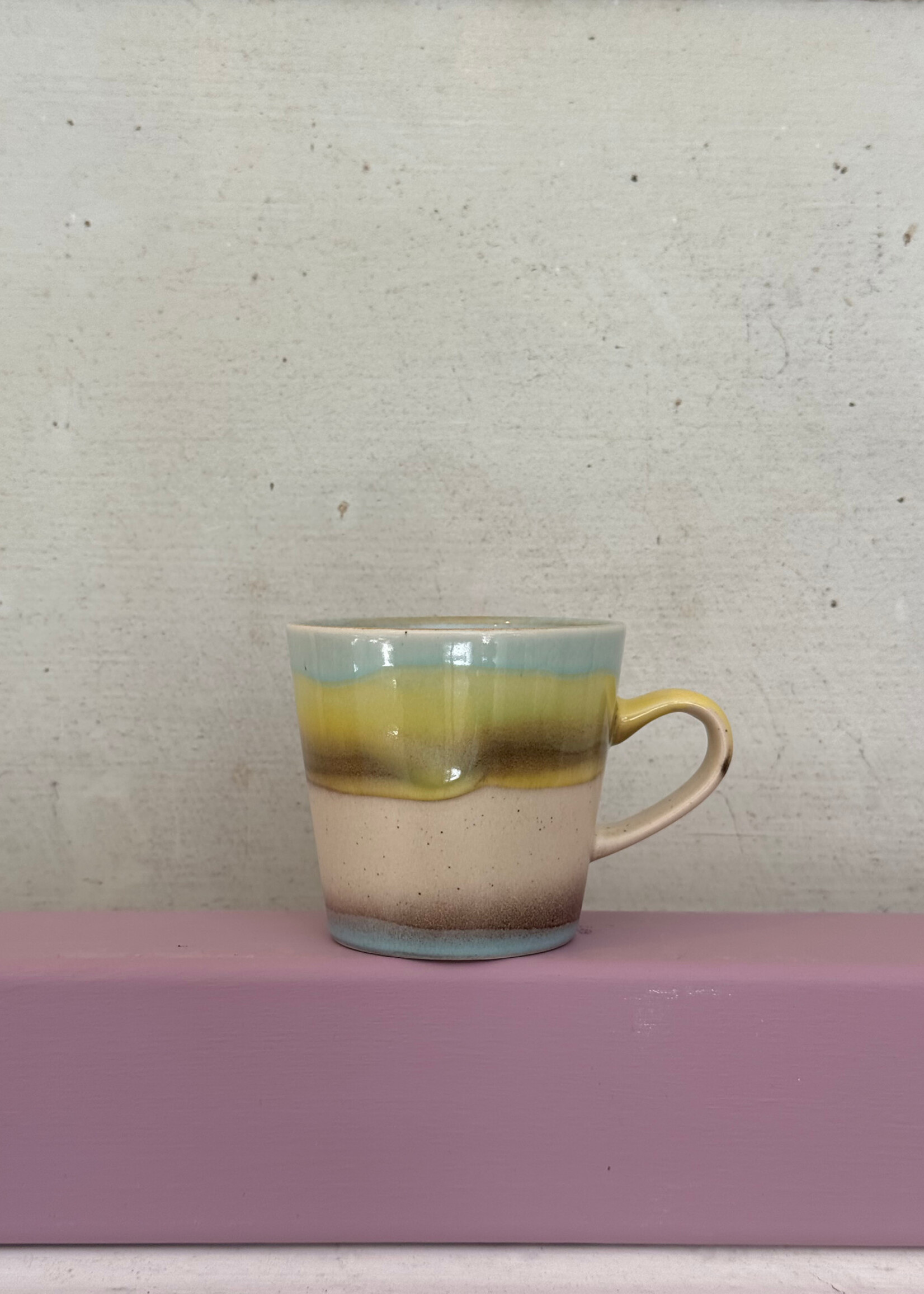 HKliving HKliving Ceramic 70's Americano Mug 'Glint'