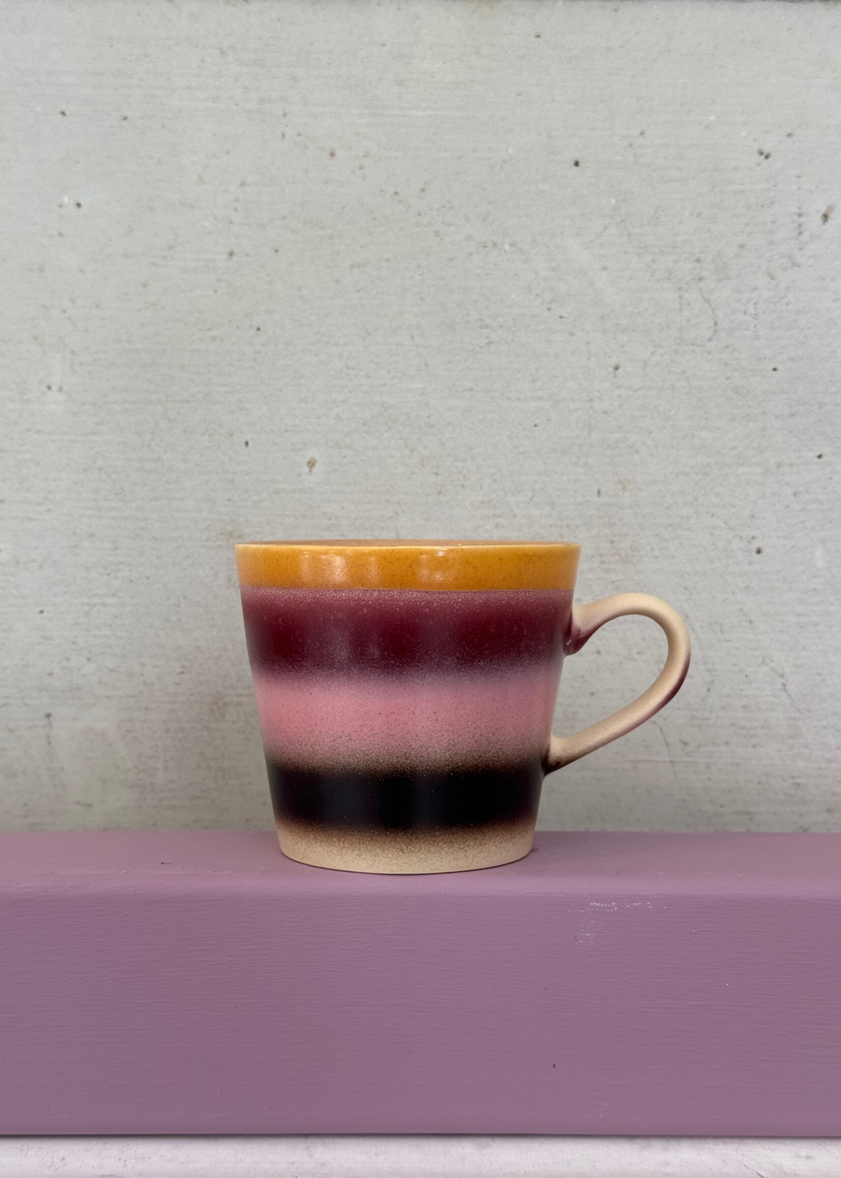 HKliving HKliving Ceramic 70's Cappuccino Mug 'Sunset'