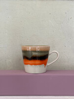 HKliving HKliving Ceramic 70's Cappuccino Mug 'Burst'