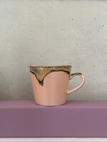 HKliving HKliving Ceramic 70's Cappuccino Mug 'Blossom'