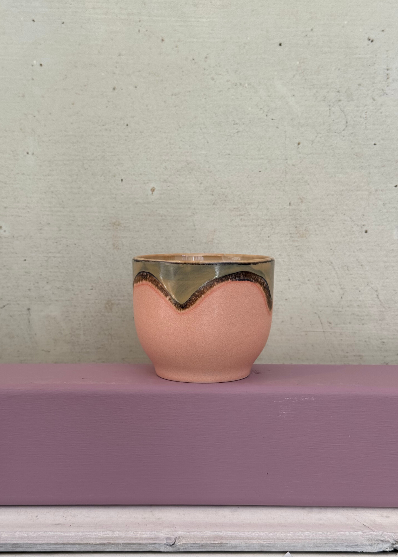 HKliving HKliving Ceramic 70's Café Cup 'Blossom'