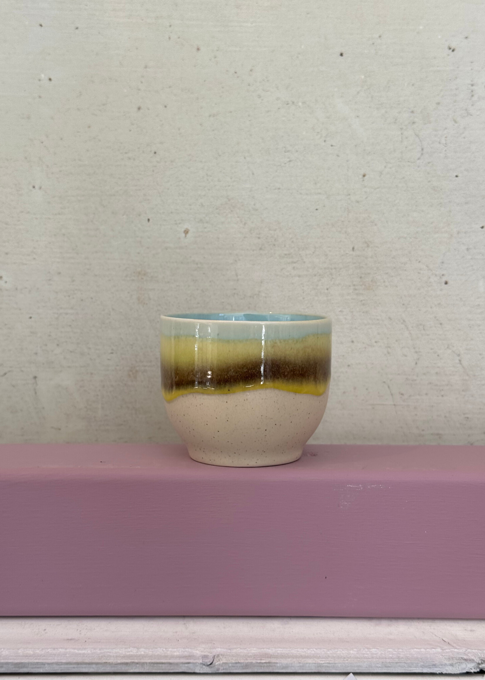 HKliving HKliving Ceramic 70's Café Cup 'Glint'