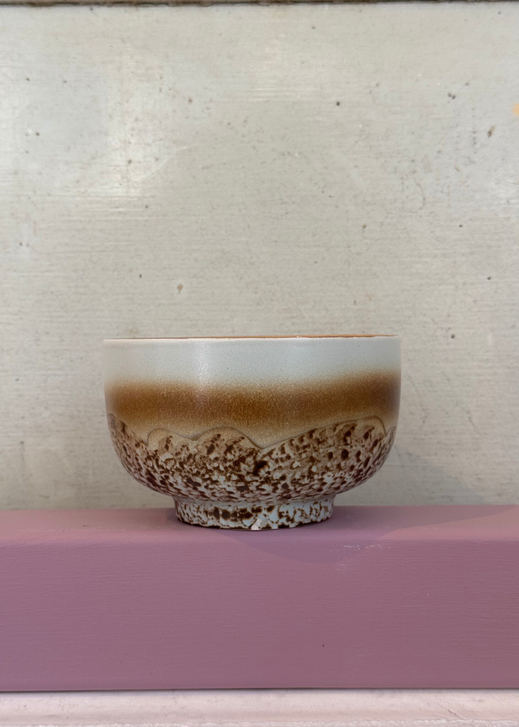 HKliving HKliving Ceramic 70's Noodle Bowl 'Shell'