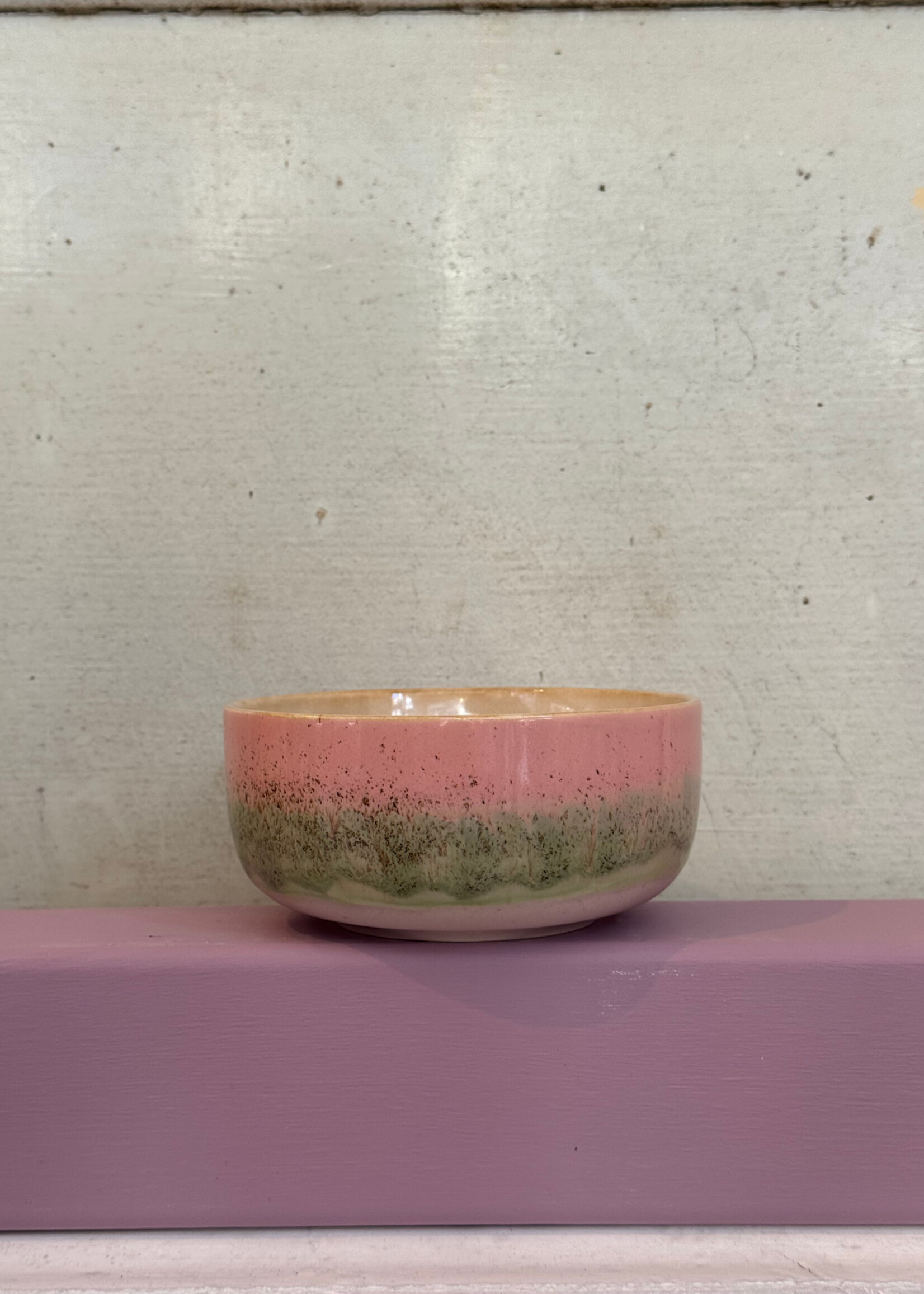 HKliving HKliving Ceramic 70's Dessert Bowl 'Glaze'