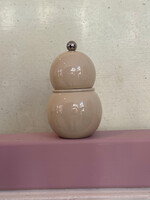Addison Ross Addison Ross Chubby Salt & Pepper Grinder 12cm 'Cappuccino'