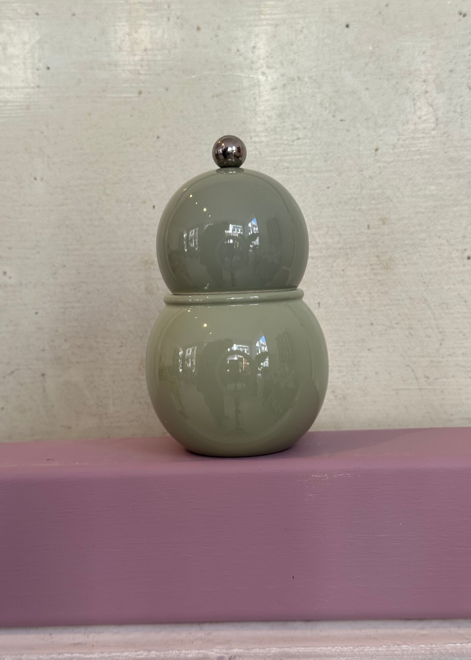 Addison Ross Addison Ross Chubby Salt & Pepper Grinder 12cm 'Sage'