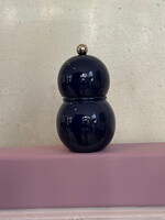 Addison Ross Addison Ross Chubby Salt & Pepper Grinder 12cm Navy