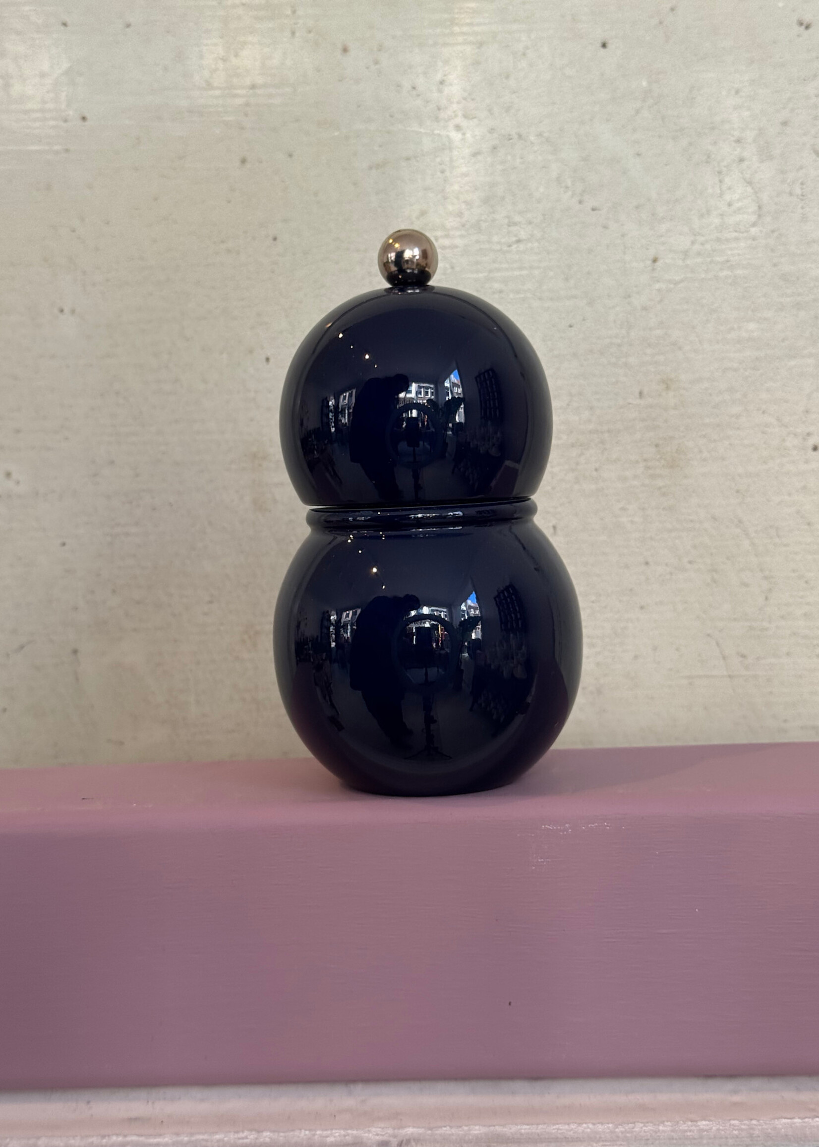 Addison Ross Addison Ross Chubby Salt & Pepper Grinder 12cm Navy