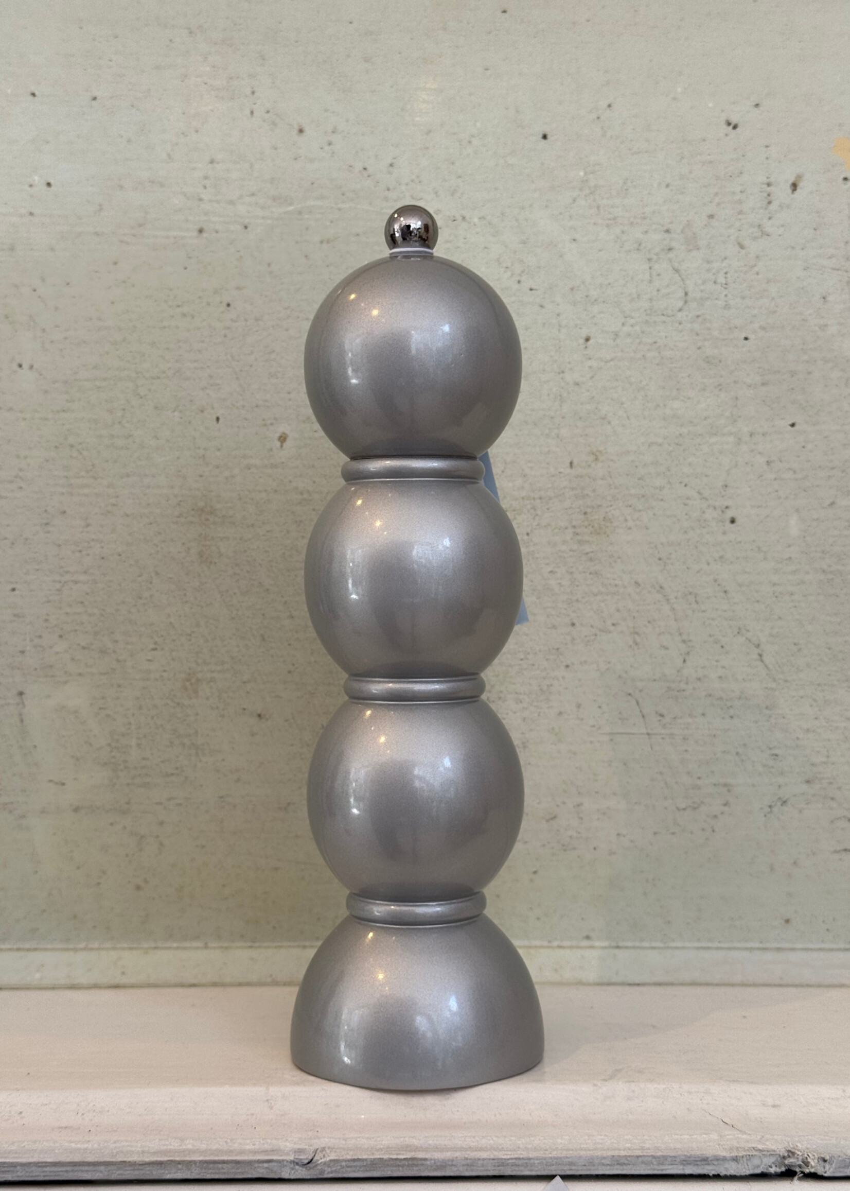 Addison Ross Addison Ross Bobbin Salt & Pepper Grinder 'Silver'
