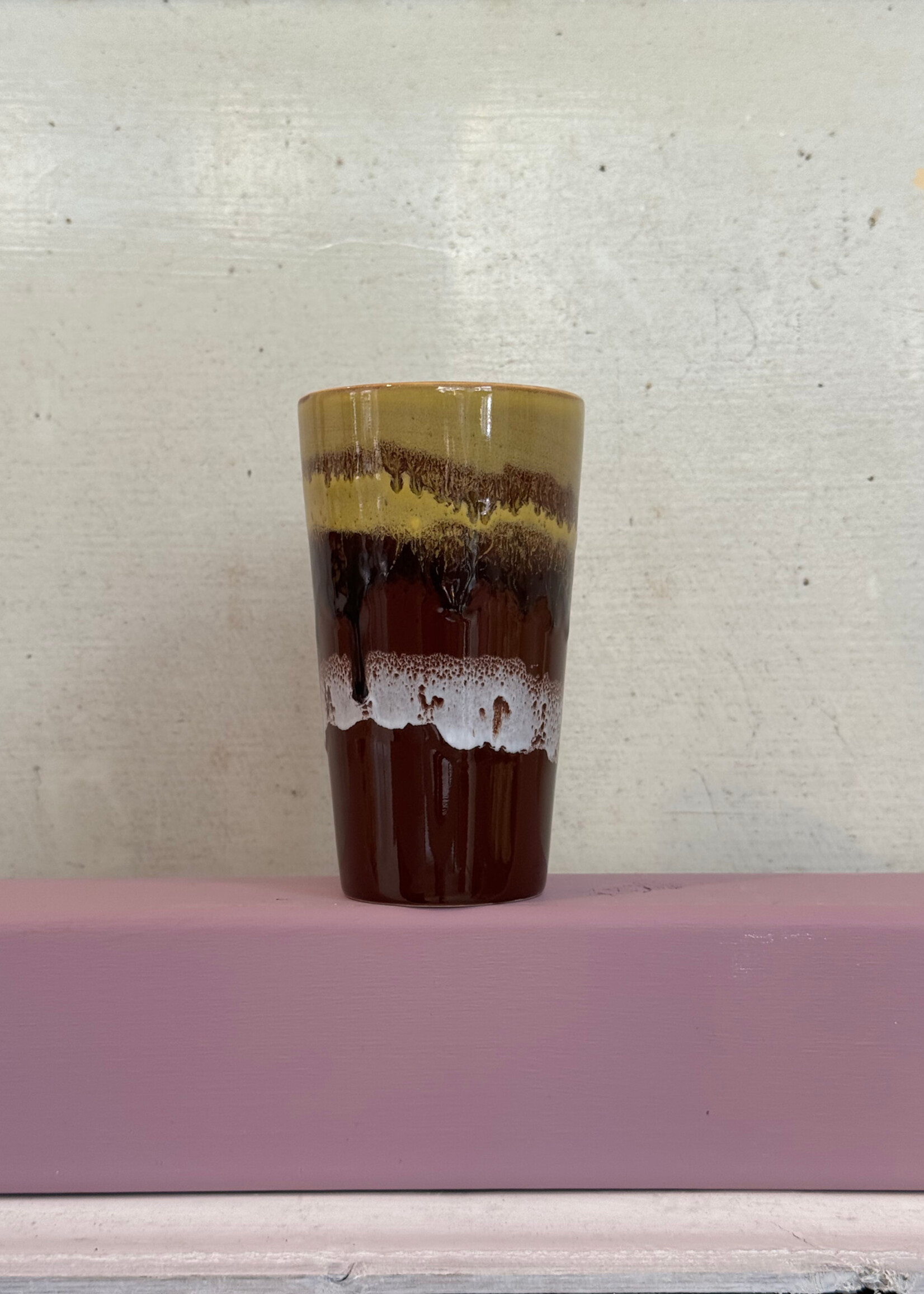 HKliving HKliving Ceramic 70's Latte Mug 'Creek'