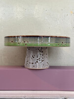 HKliving HKliving Ceramic 70's Bowl on Base 'Comet'