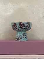 HKliving HKliving Ceramic 70's Tapas Bowl on Base S 'Patina'