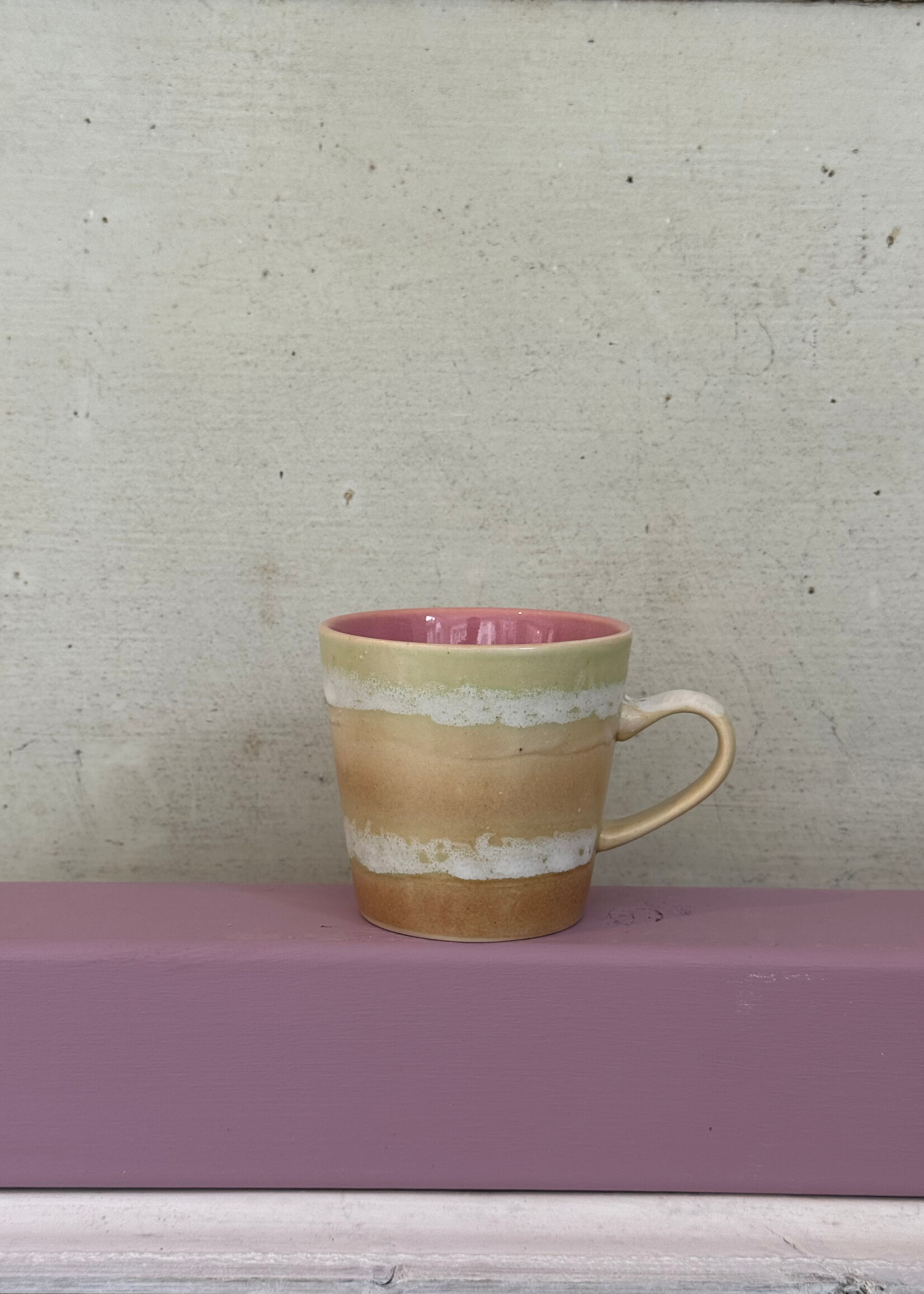 HKliving HKliving Ceramic 70's Americano Mug 'Umber'