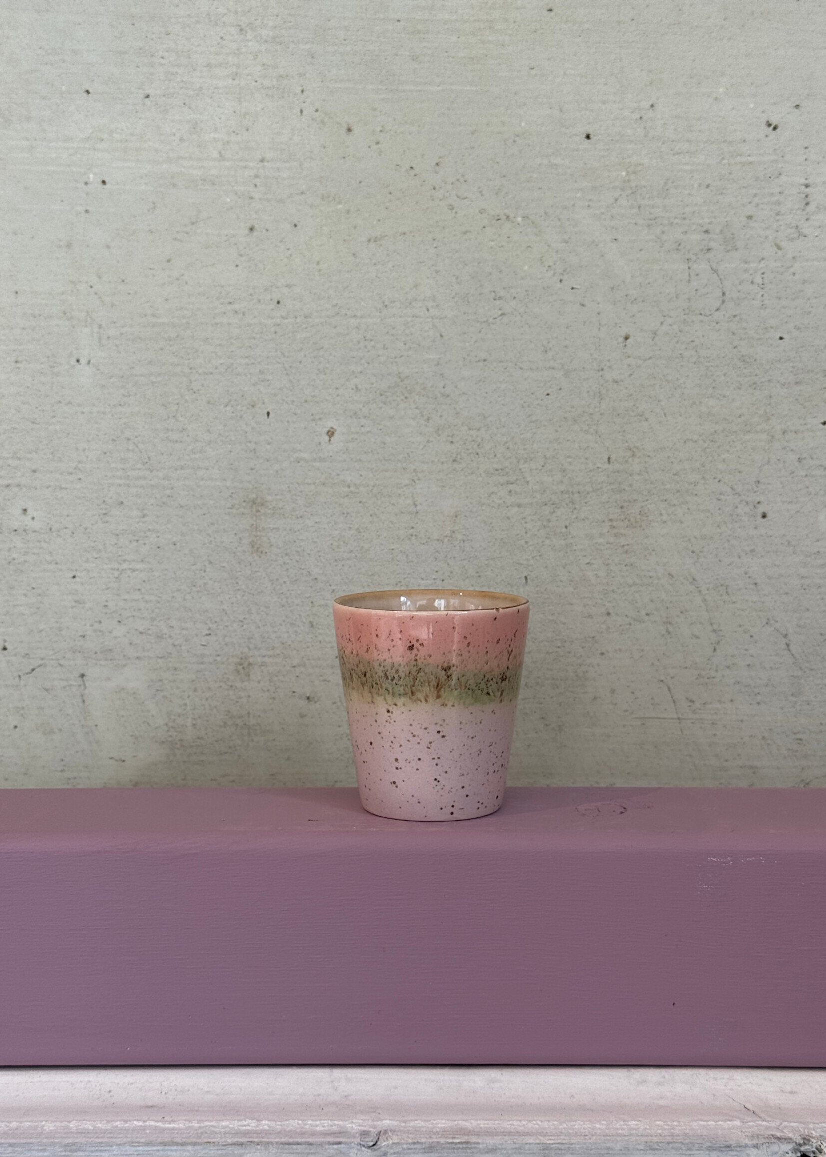 HKliving HKliving Ceramic 70's Ristretto Mug 'Glaze'