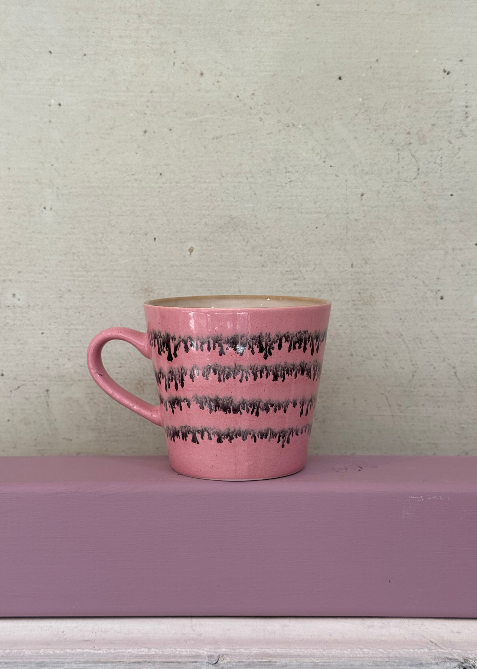 HKliving HKliving Ceramic 70's Cappuccino Mug 'Bubble'