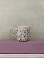 HKliving HKliving Ceramic 70's Cappuccino Mug 'Hail'